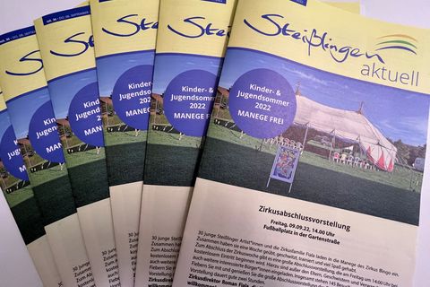 Ausgaben des Mitteilungsblatts Steißlingen aktuell