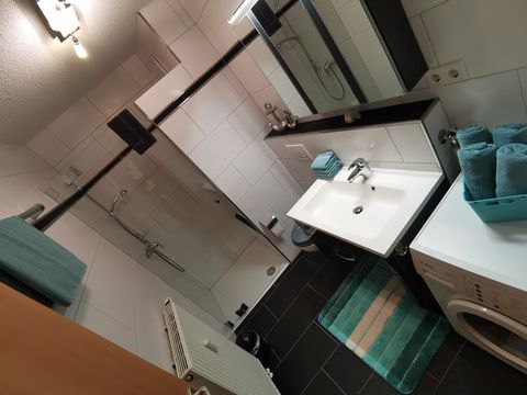 Badezimmer der Ferienwohnung