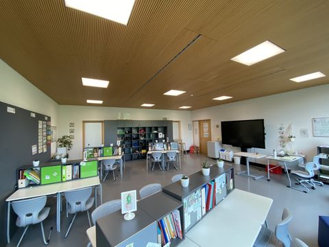 Ein Klassenzimmer in der Gemeinschaftsschule Steißlingen